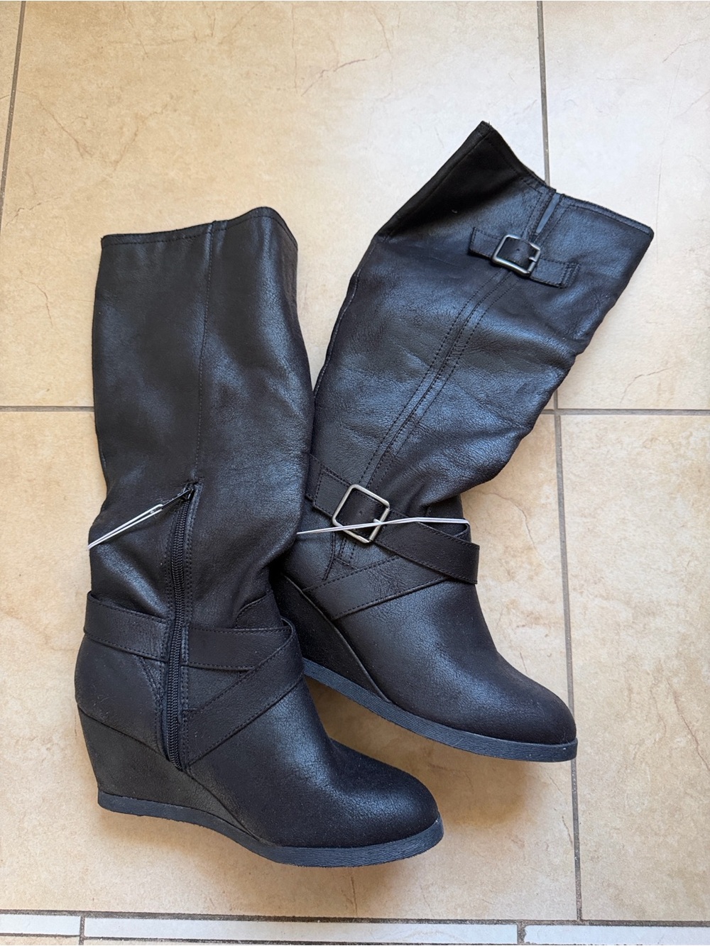 black boots